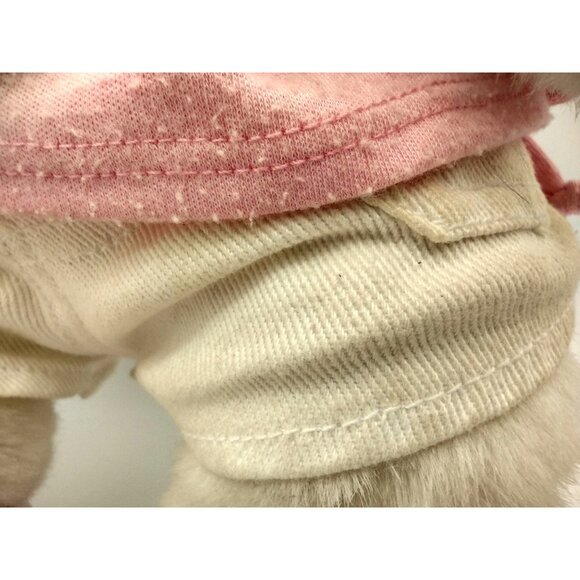 Build A Bear Princess White Teddy Pink Shirt Pink Skechers Shoes White Shorts Pl - Picture 9 of 15